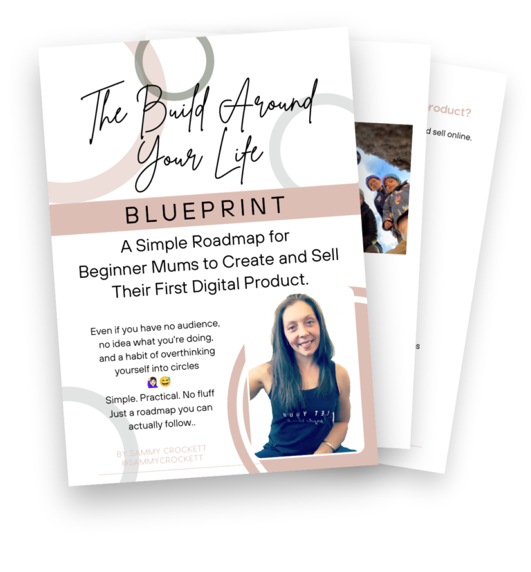 The Build Around Your Life Blueprint pages